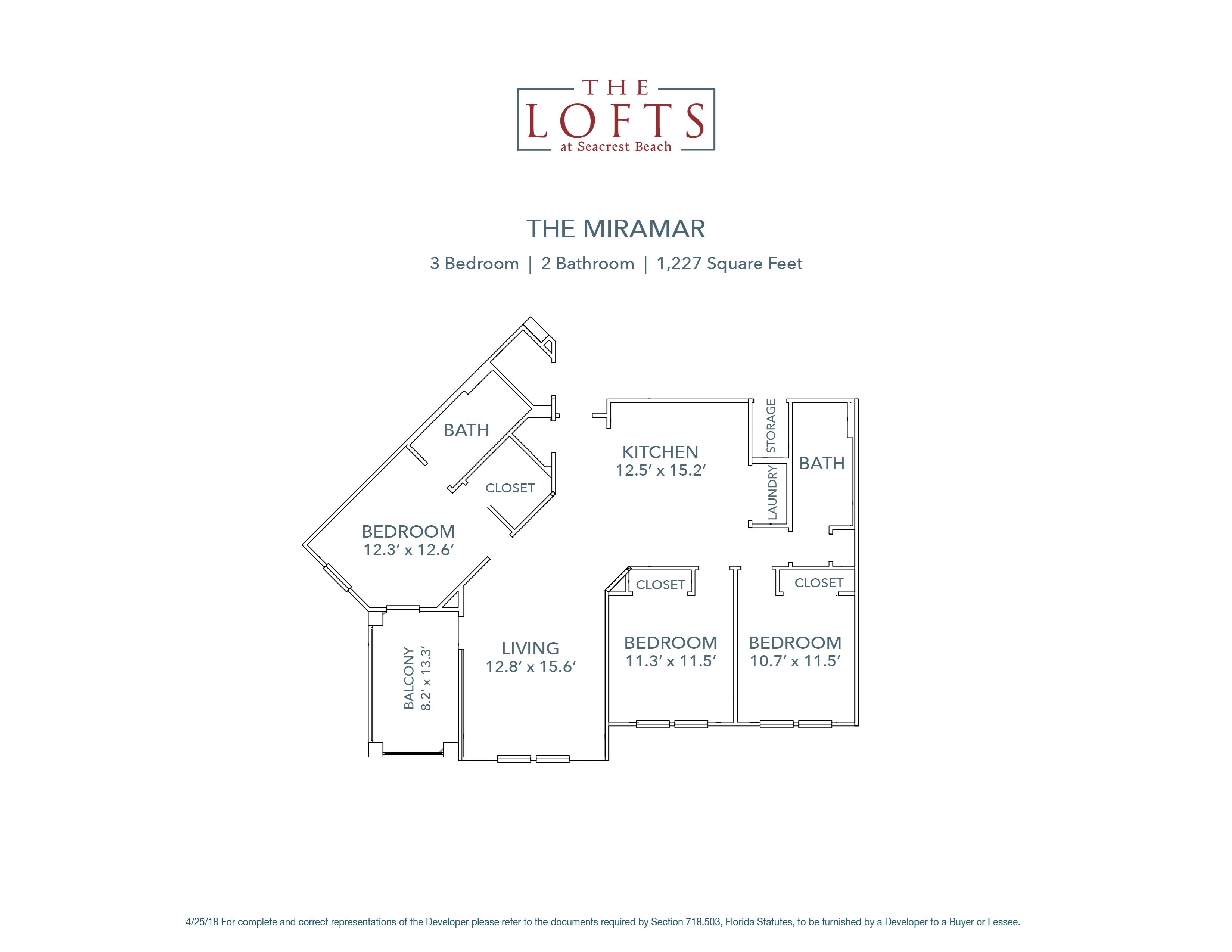 The Miramar Floor Plan 14